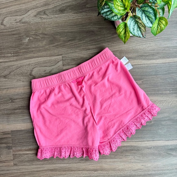 Lilly Pulitzer 5" Kylar Ruffle Hem Knit Shorts in Pink Shady – Size S - Picture 12 of 15
